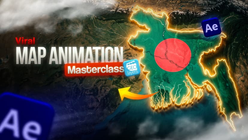 Viral Map Animation Masterclass with GEOlayers 3 & After Effects